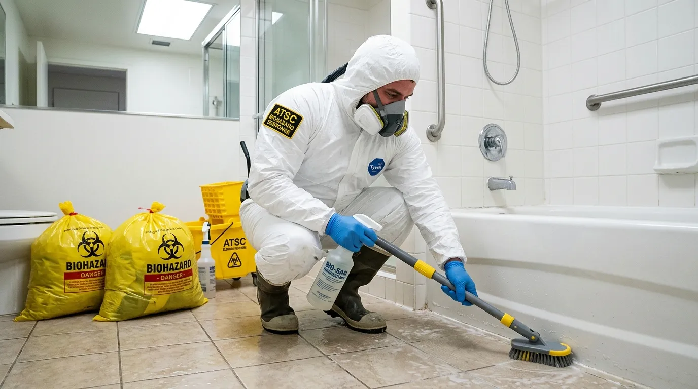 Decontamination equipment deployed for Blood Cleanup in Joliet